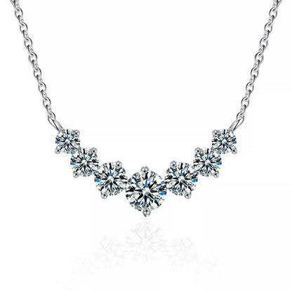 1.7 Carat Moissanite 925 Sterling Silver Necklace