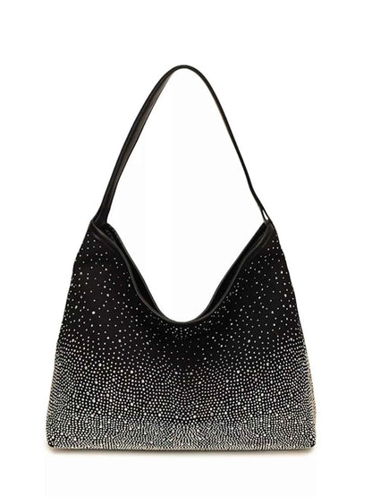Sparkling Rhinestone Hobo Shoulder Bag