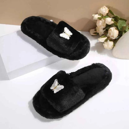 Butterfly Open Toe Slippers