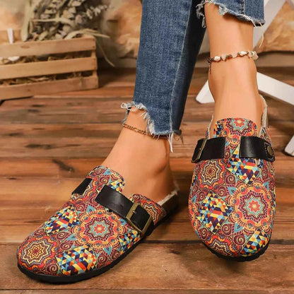 Round Toe Flats Slip-Ons