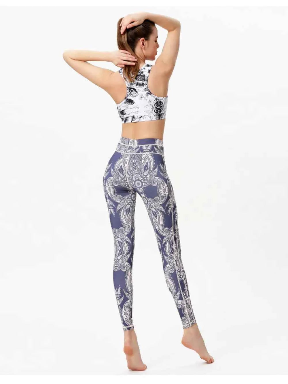 Printed Active High Waist Leggings