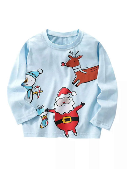 Children's Long Sleeve Christmas T-Shirt