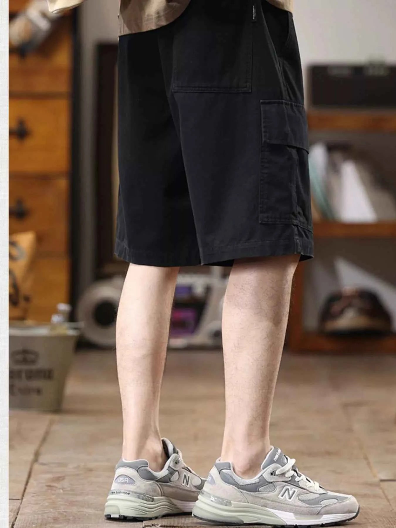 Men's Plus Size Casual Cargo Shorts