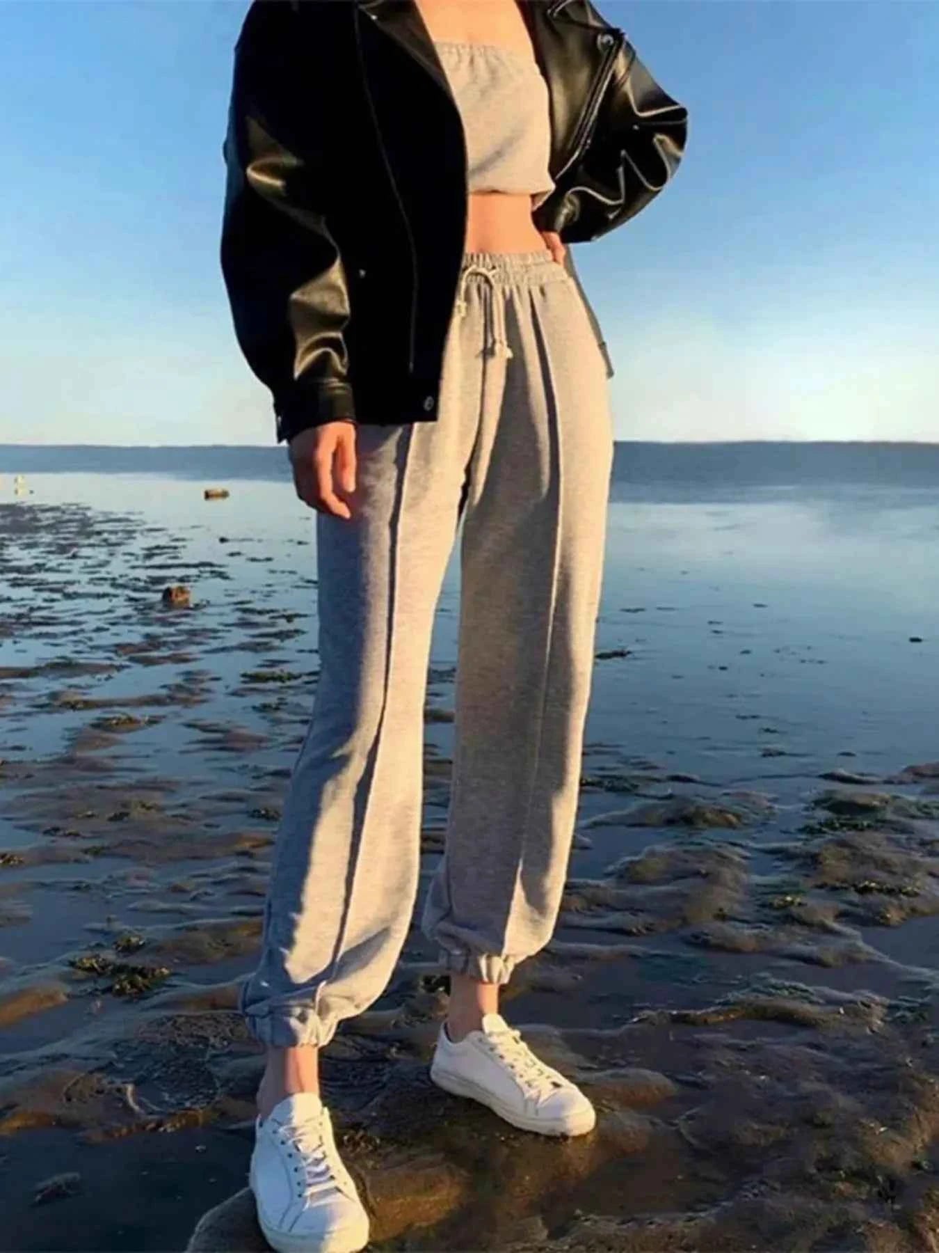 Casual Drawstring Jogger Pants