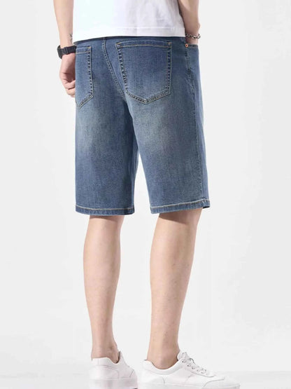 Men's Wash Casual Denim Shorts