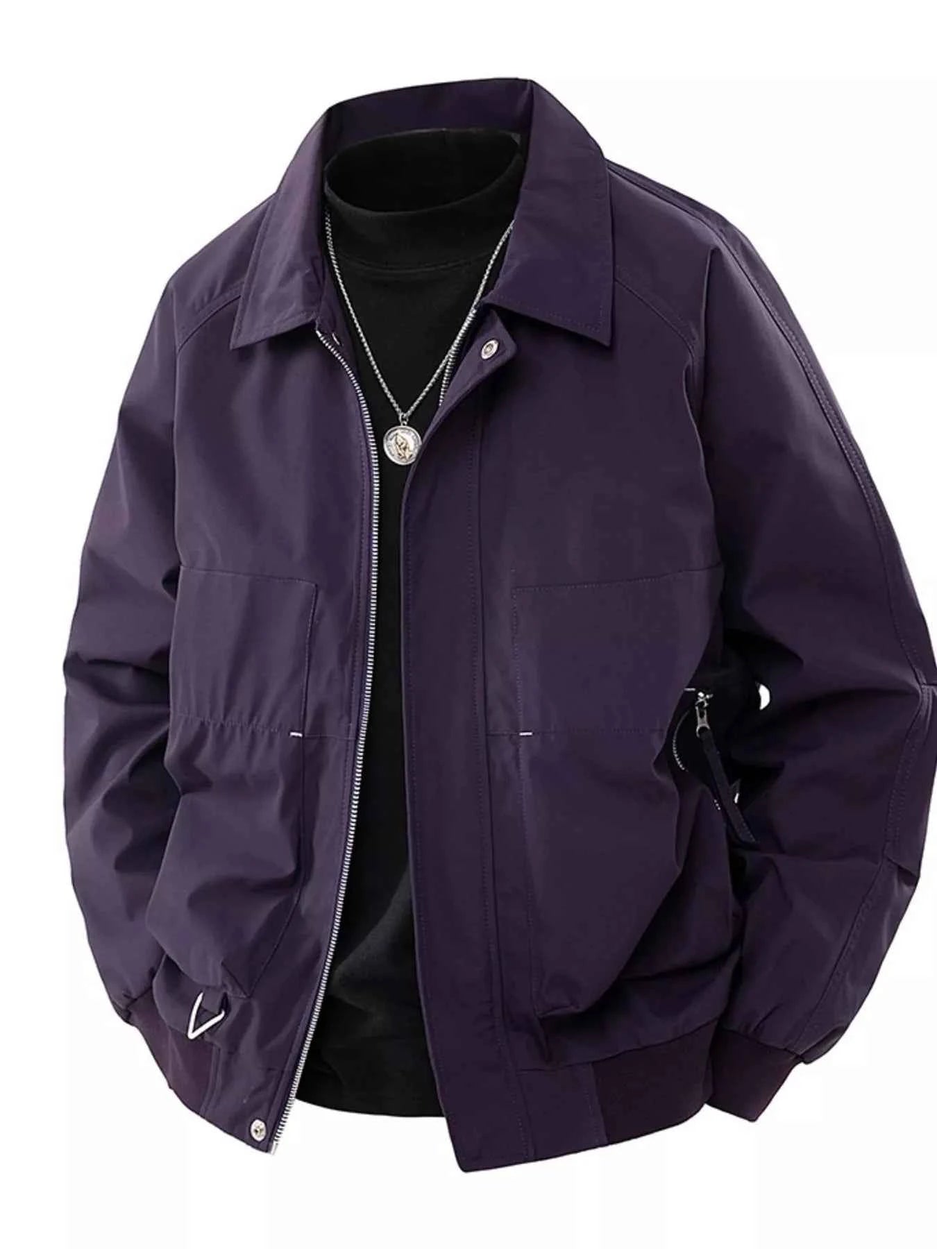 Men's Plus Size Zip Up Long Sleeve Jacket