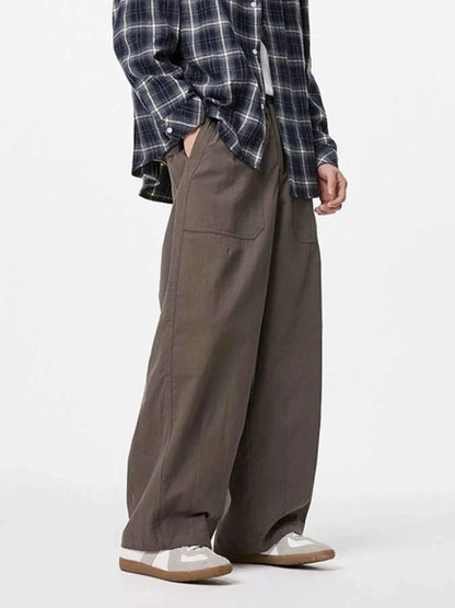 Men's Wide Leg Cargo Pants