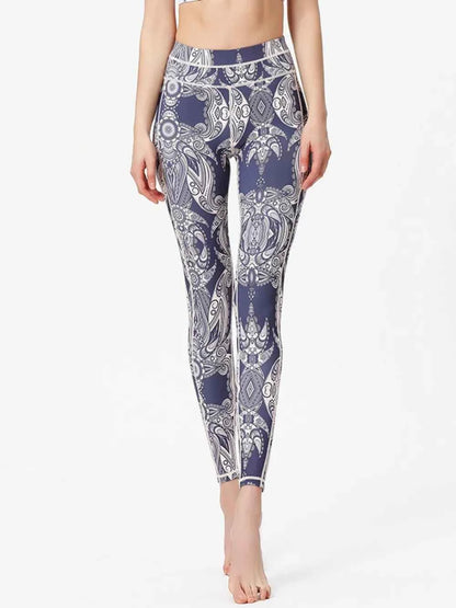 Printed Active High Waist Leggings