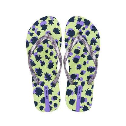 Tropical Print Summer Slippers