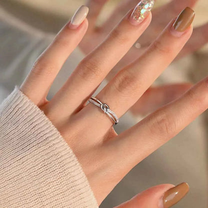 925 Sterling Silver Knot Ring