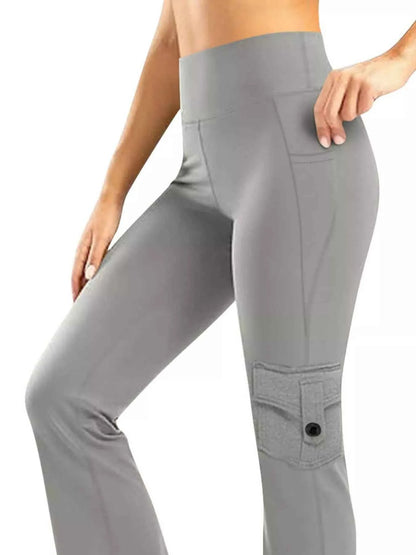 High-Waisted Yoga Pants with Pockets