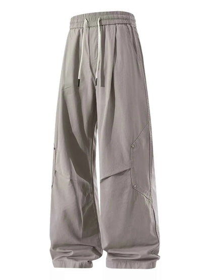 Men's Plus Size Loose Fit Drawstring Cargo Pants