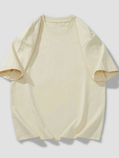 Men's Full Size Round Neck Short Sleeve T-Shirt Plus Size