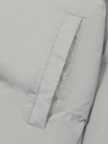 Men's Full Size Quilted Long Sleeve Puffer Jacket Plus Size