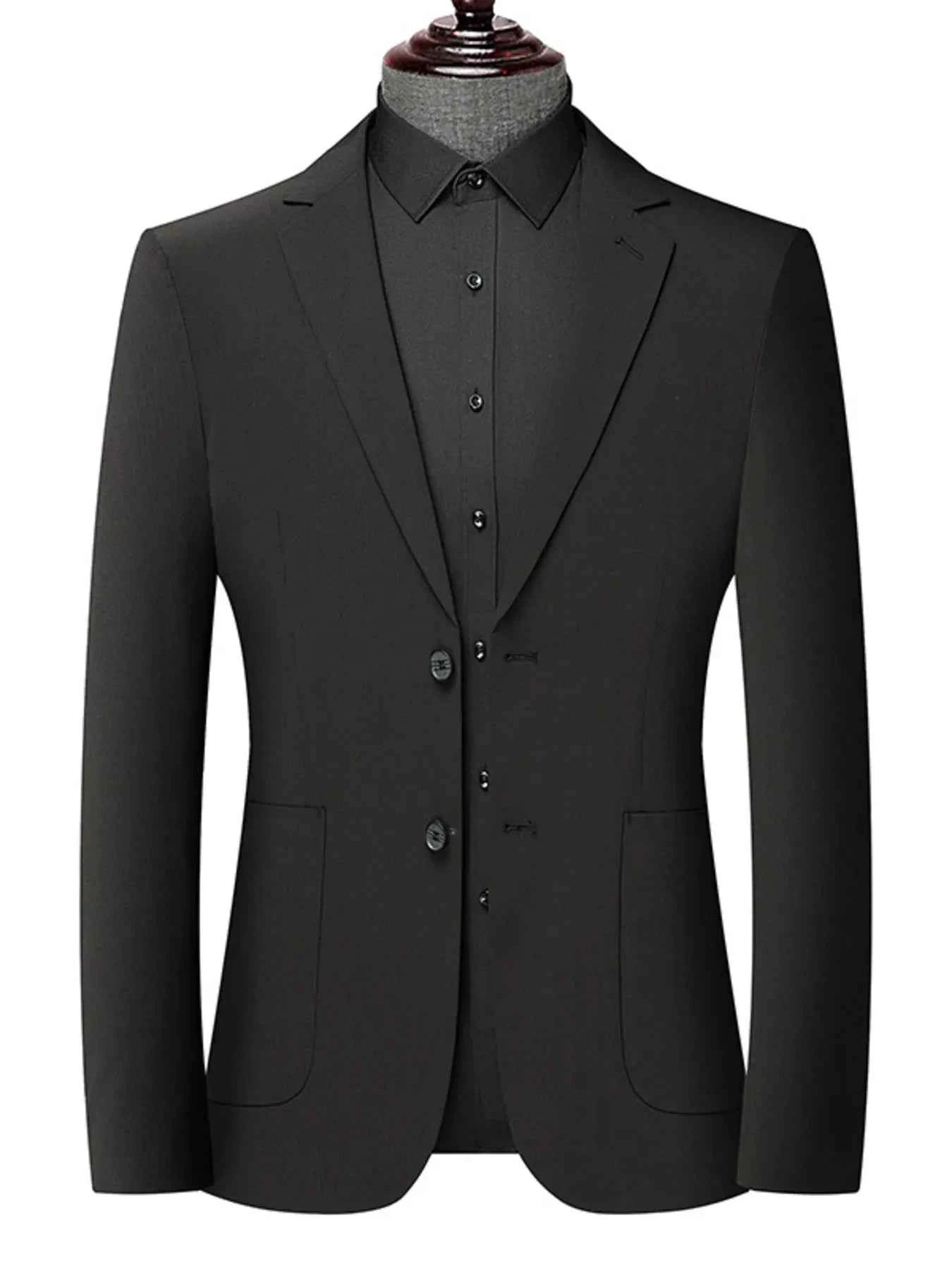 Men's Button Up Long Sleeve Blazer