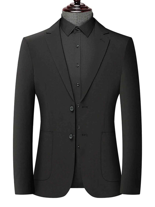 Men's Button Up Long Sleeve Blazer