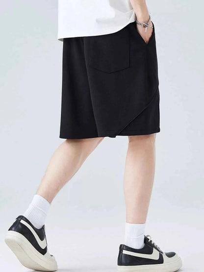 Men's Plus Size Casual Drawstring Shorts