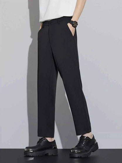 Men's Plus Size Straight Leg Casual Pants