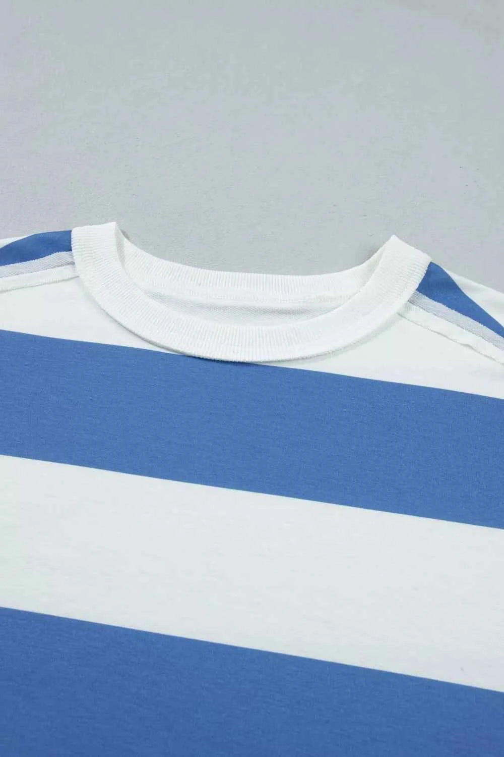 Casual Striped T-Shirt Dress
