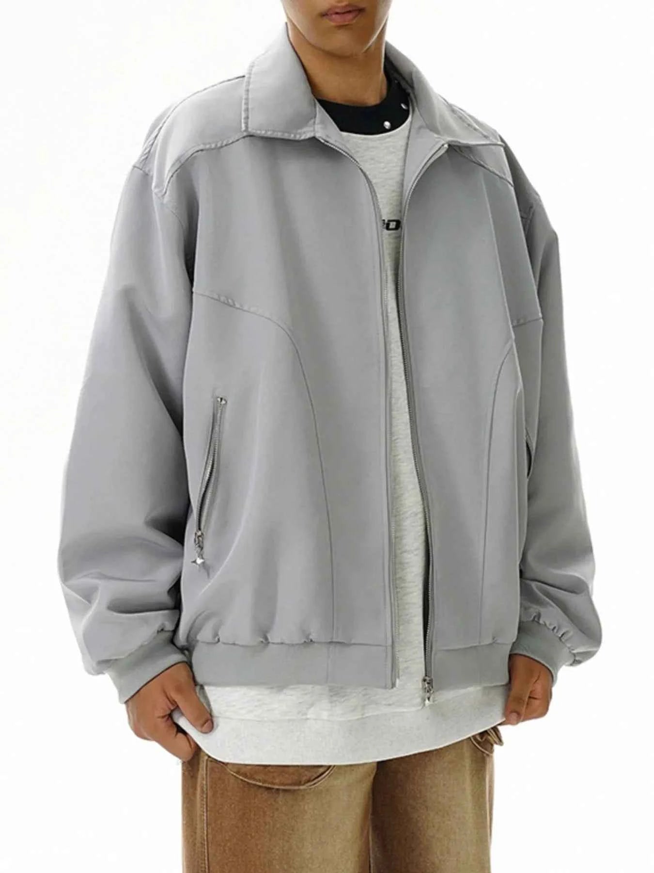 Men's Zip Up Long Sleeve Jacket