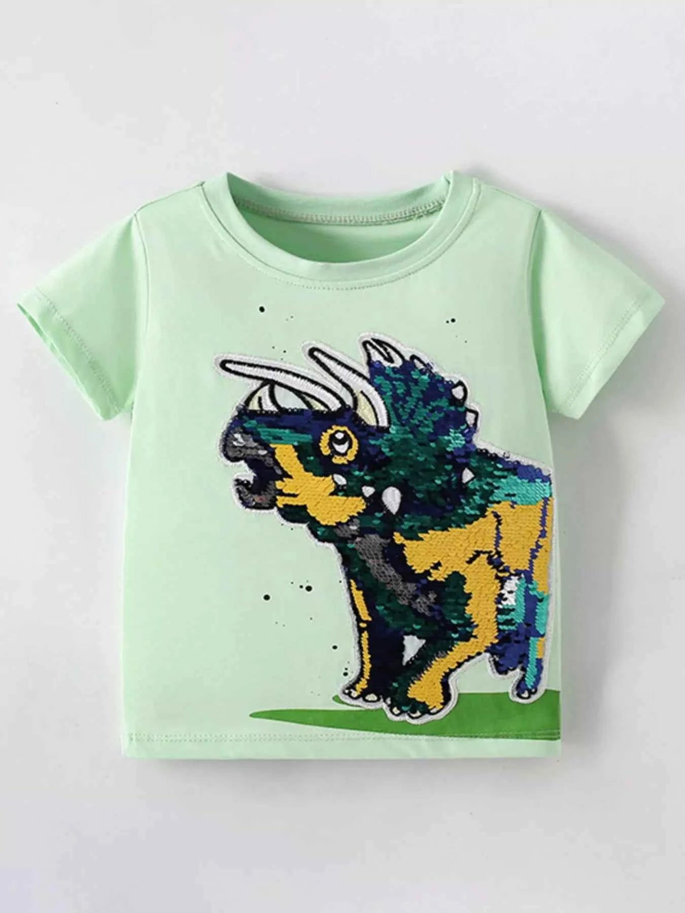 Children's Sequin Short Sleeve T-Shirt