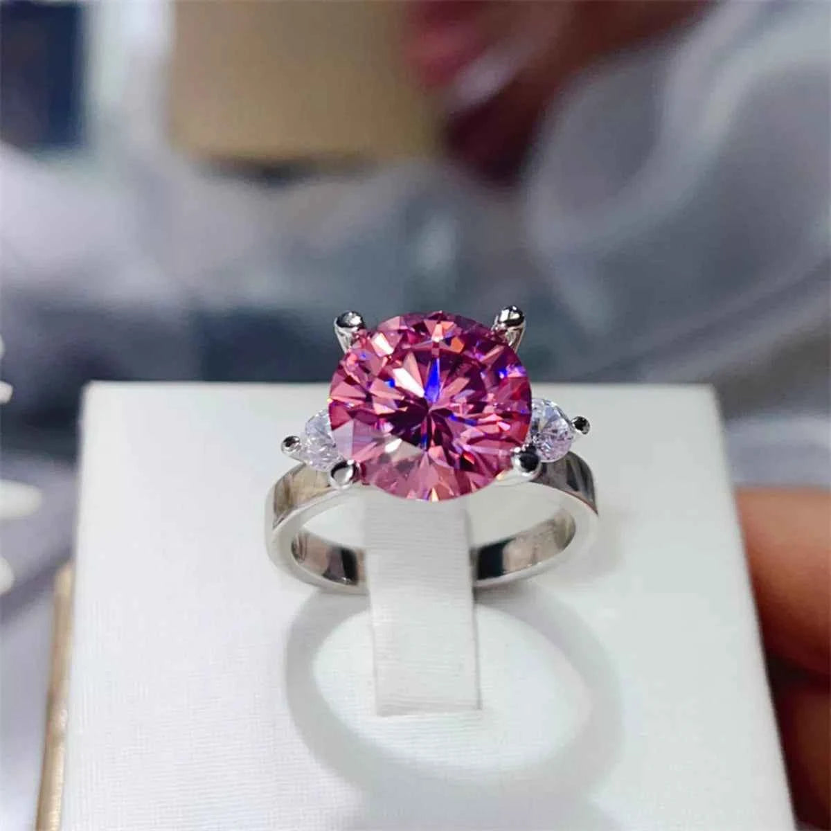 5 Carat Moissanite 925 Sterling Silver Ring