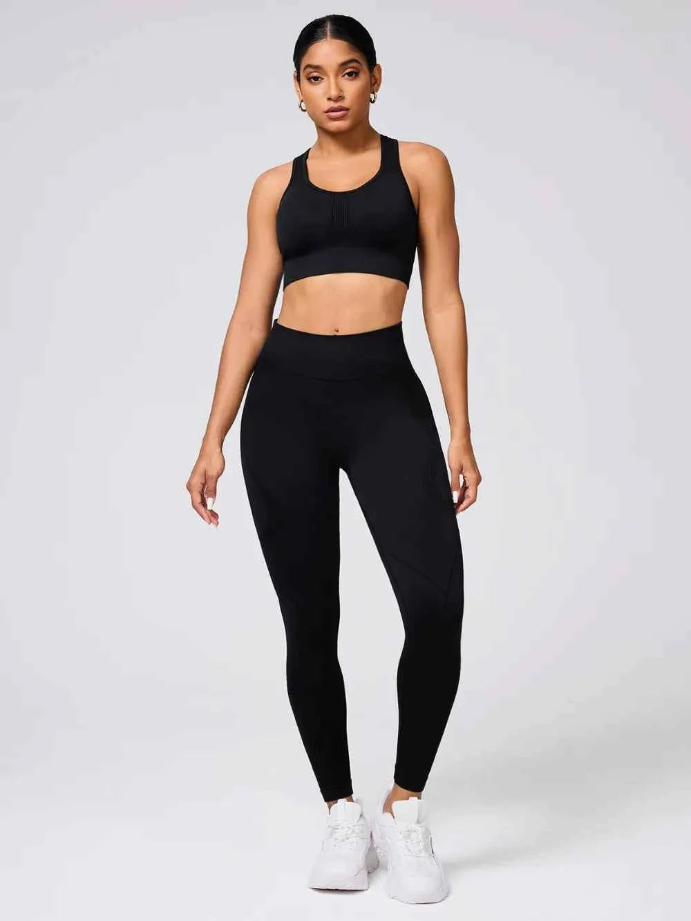 Round Neck Wide Strap Tank and Leggings Active Set