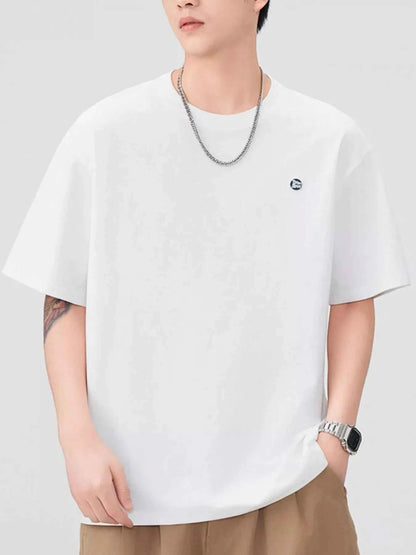 Men's Plus Size Round Neck Short Sleeve T-Shirt