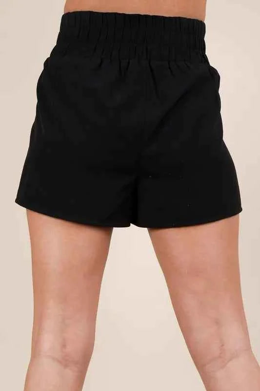 VERY J Striped Trim Detail Activewear Shorts