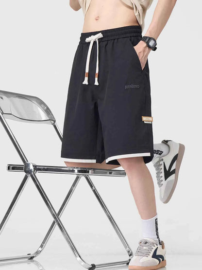 Men's Plus Size Drawstring Loose Fit Shorts