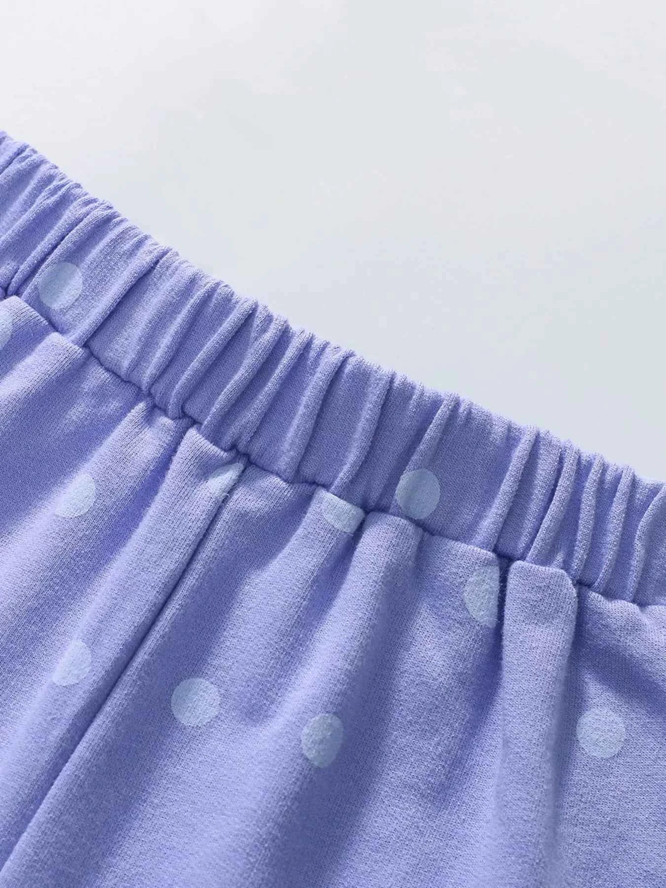 Children's Giraffe Polka Dot Shorts