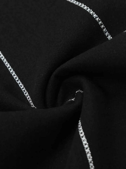 Men's Spider Web Embroidered Flared Jeans