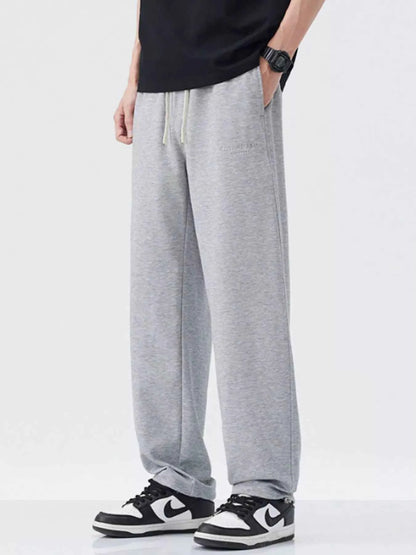 Men's Plus Size Drawstring Relaxed Fit Casual Pants