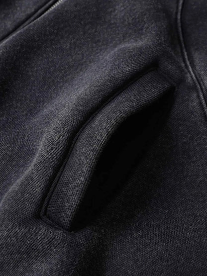 Men's Zip-Up Long Sleeve Hooded Jacket