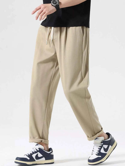 Men's Plus Size Casual Drawstring Pants