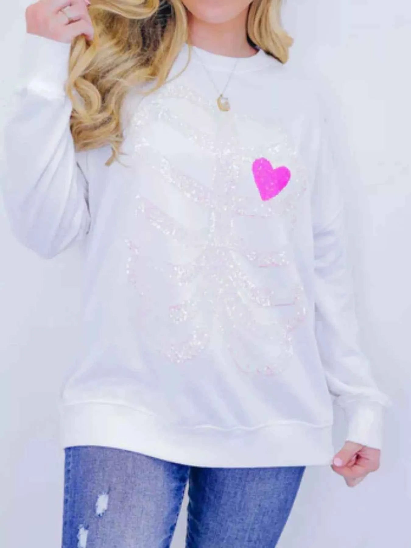 Full Size Halloween Round Neck Long Sleeve Sweatshirt Plus Size