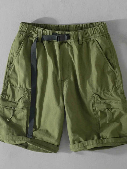 Men's Drawstring Cargo Shorts