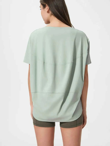 Millennia Round Neck Short Sleeve Active T-Shirt