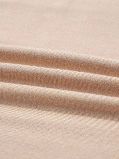Lace-Trimmed Ruched Detail Long Sleeve T-Shirt
