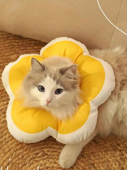 Pet Post-Op Anti-Lick Soft Flower-Shaped Elizabeth Collar