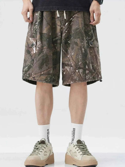 Men's Plus Size Camouflage Cargo Shorts