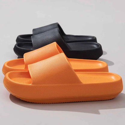 Open Toe Platform Slippers