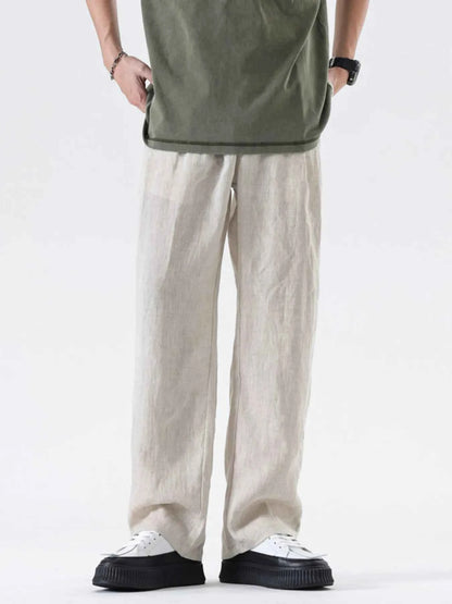 Men's Full Size Wide Leg Pants Plus Size