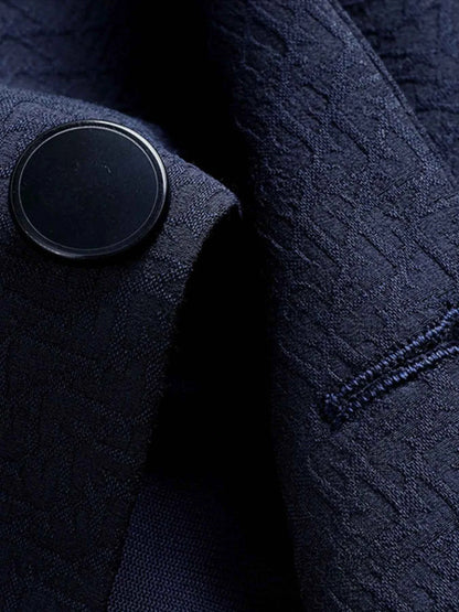 Men's Button Up Long Sleeve Blazer