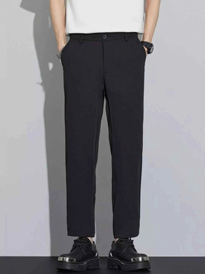 Men's Plus Size Straight Leg Casual Pants