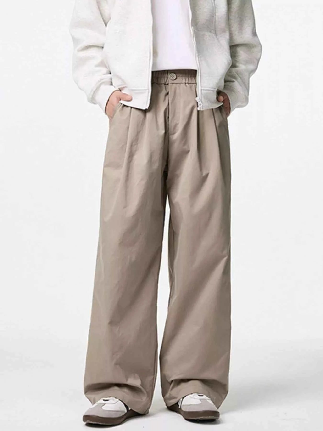 Men's Classic Wide-Leg Relaxed Fit Pants