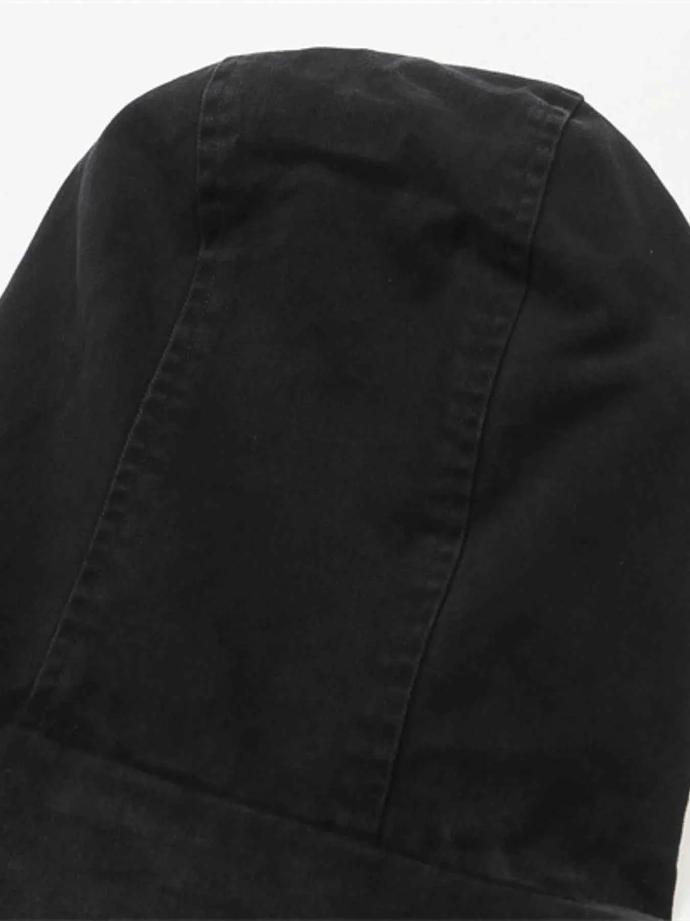 Men's Plus Size Drawstring Long Sleeve Jacket