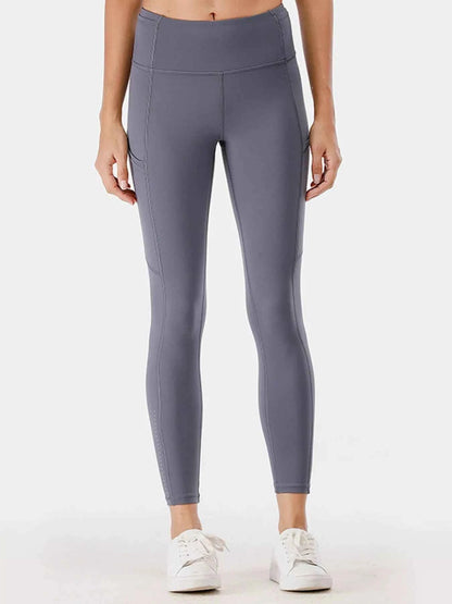 Full Size High-Waisted Active Leggings with Pockets Plus Size