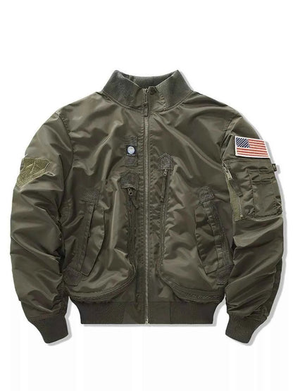 Men's Plus Size Zip Up Long Sleeve Jacket