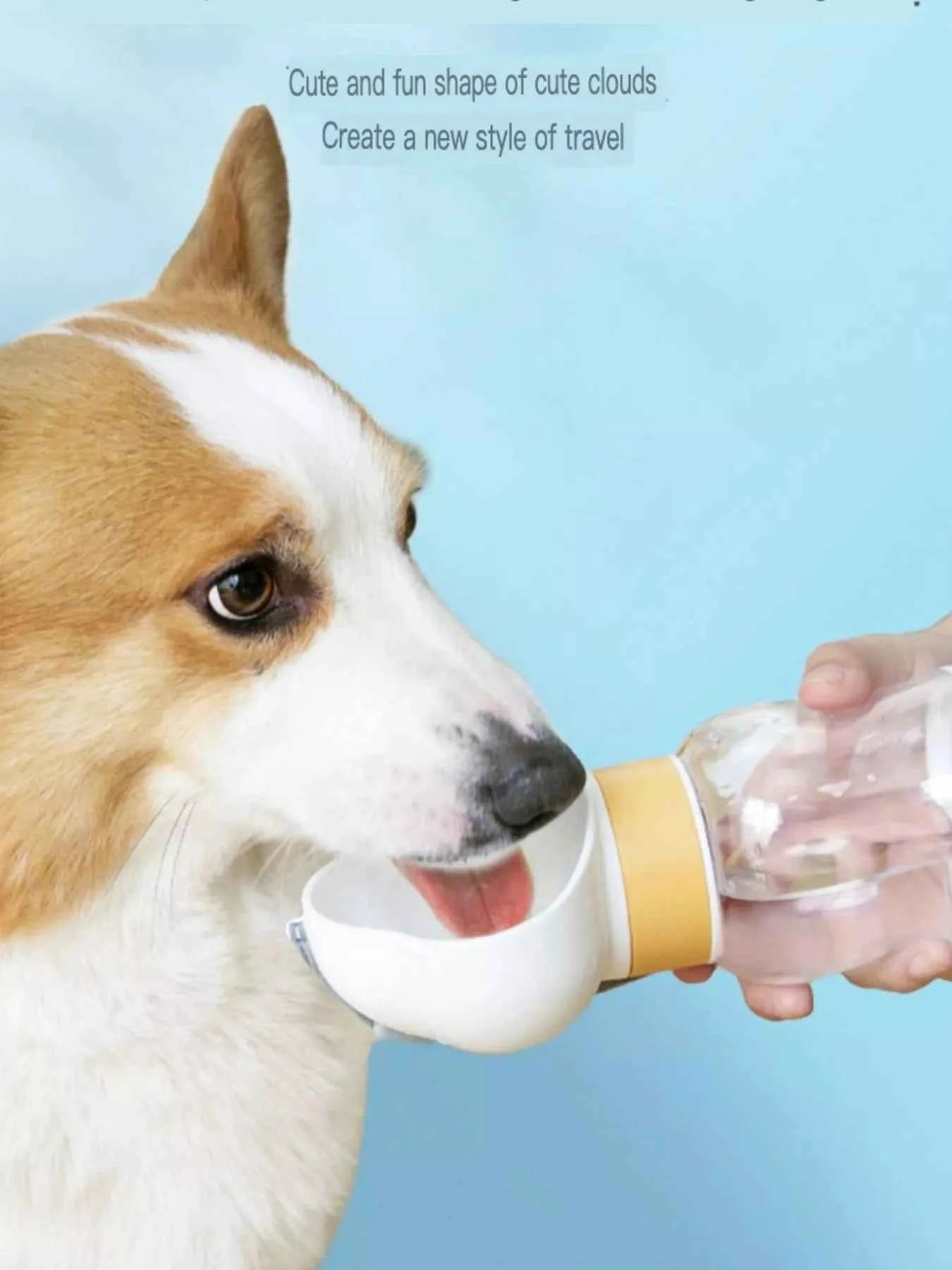 Portable 2-in-1 Pet Water and Food Bowl